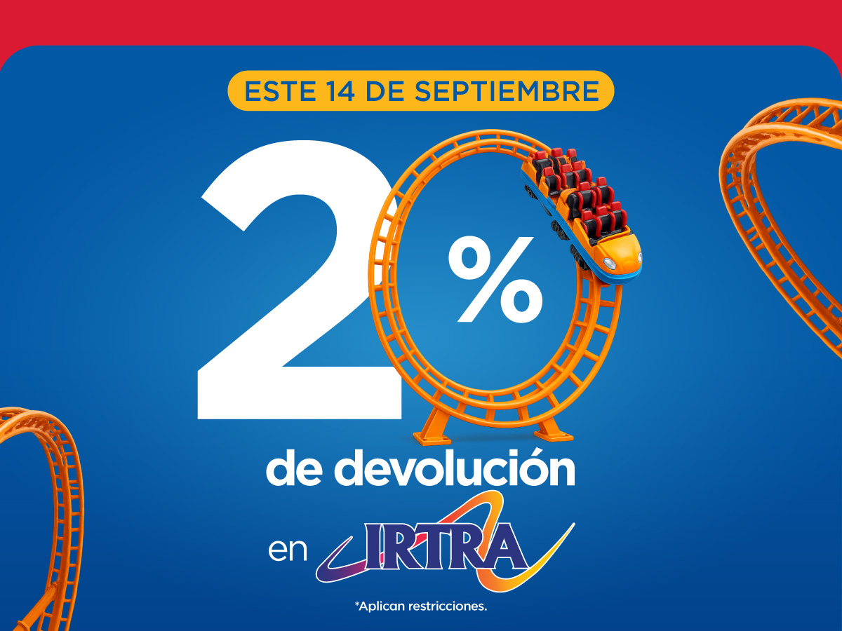 20% de devolución en IRTRA