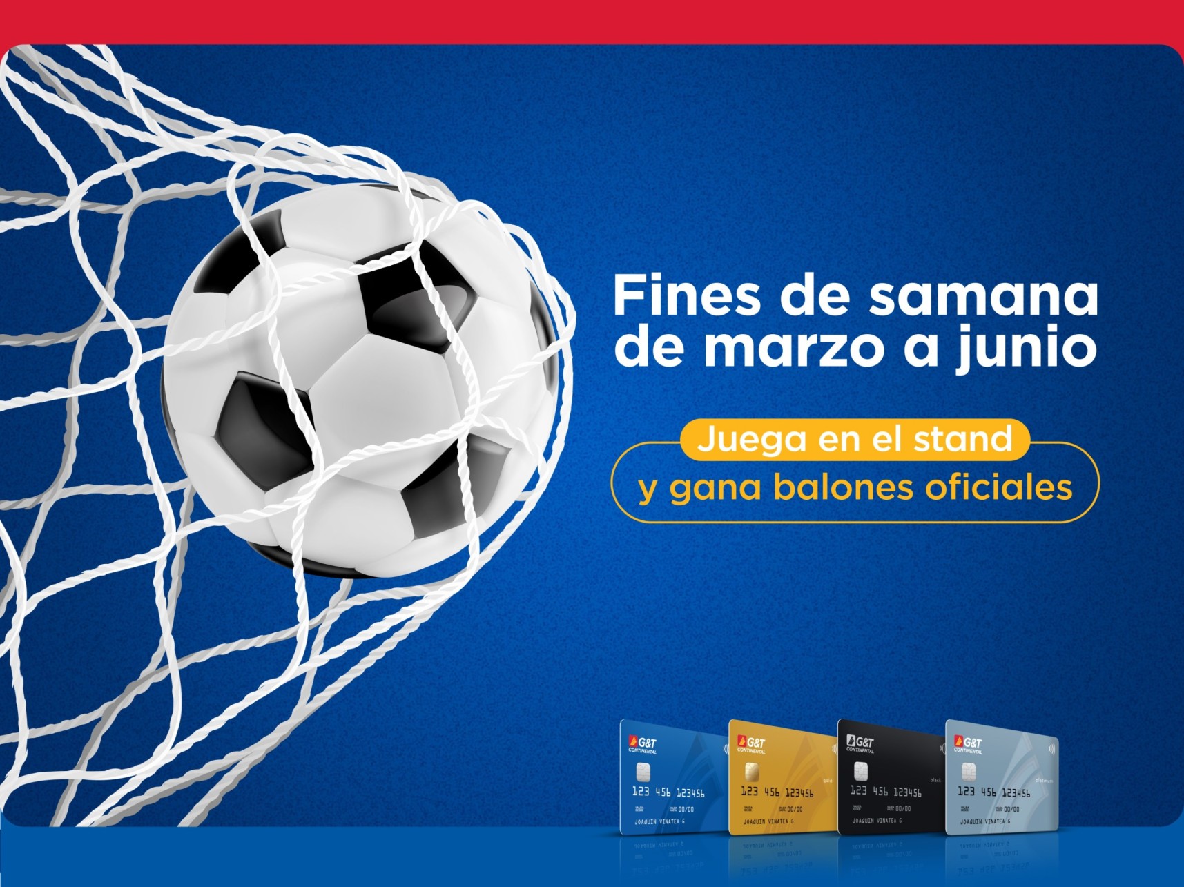 ¡Ven a vivir la pasión del fútbol con Tarjetas GTC!
