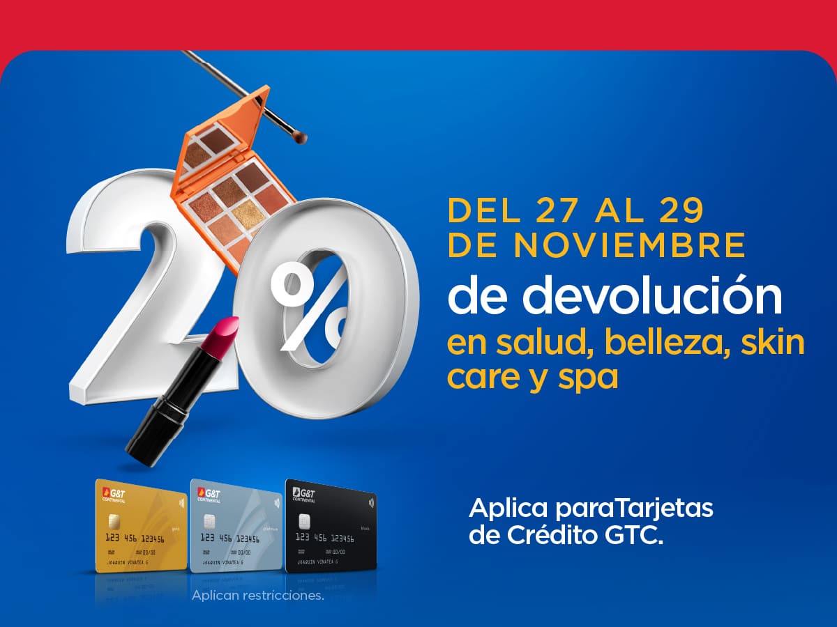 Devolución en salud, belleza, skin care y spa