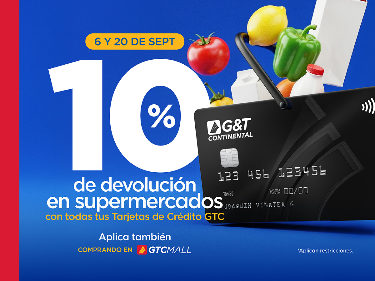 10% de devolución en Supermercados