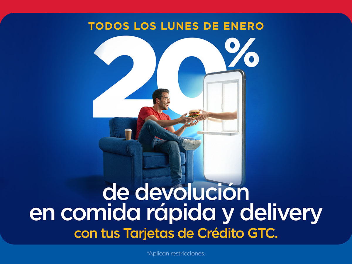 Devolución en comida rápida y delivery 